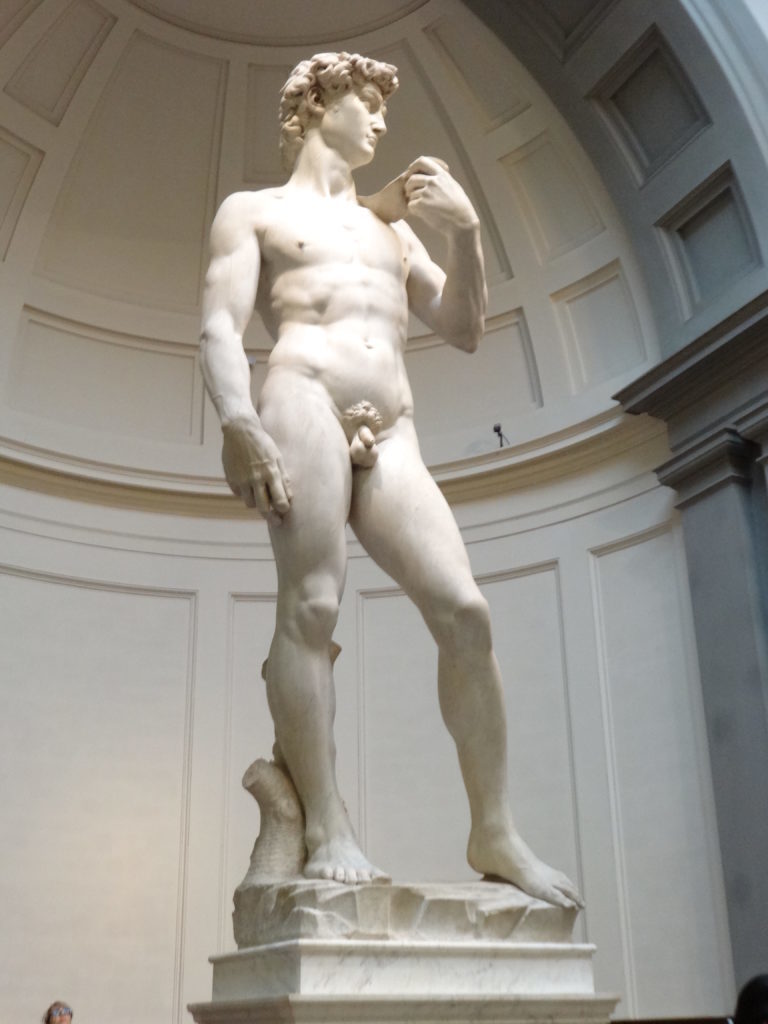 Michelangelo's David, in Florence